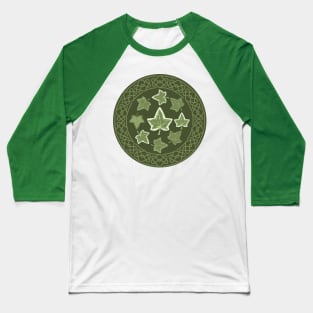 Celtic Ivy Circle Baseball T-Shirt